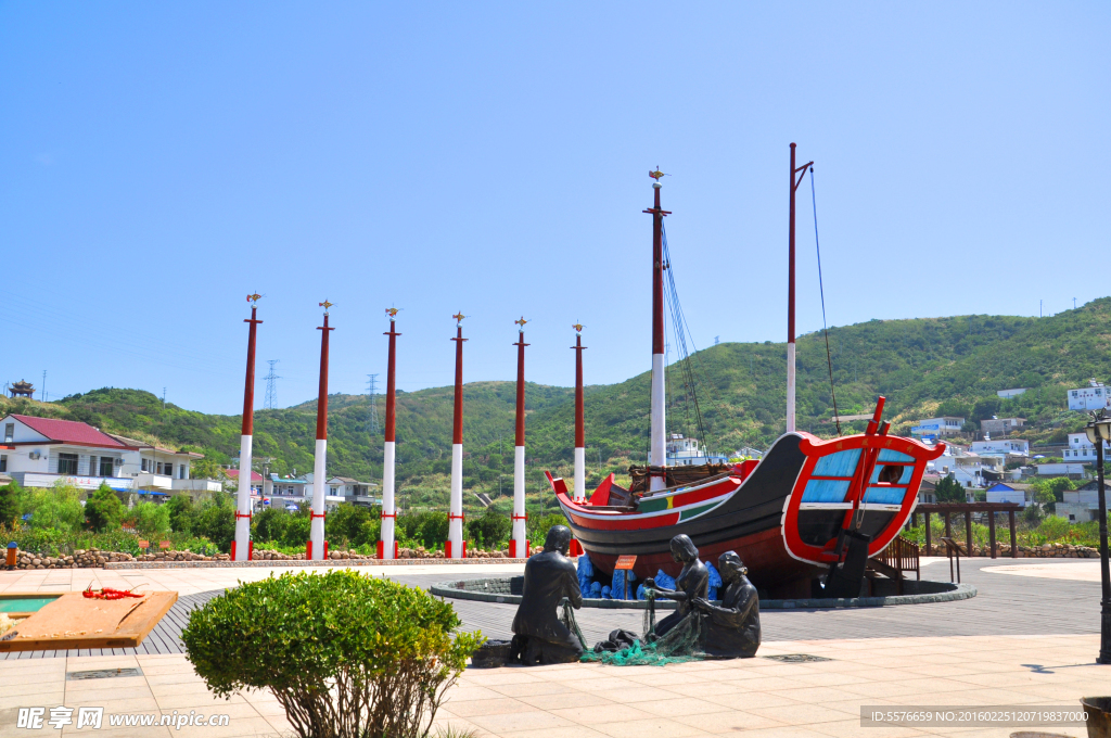 东海渔村 渔船