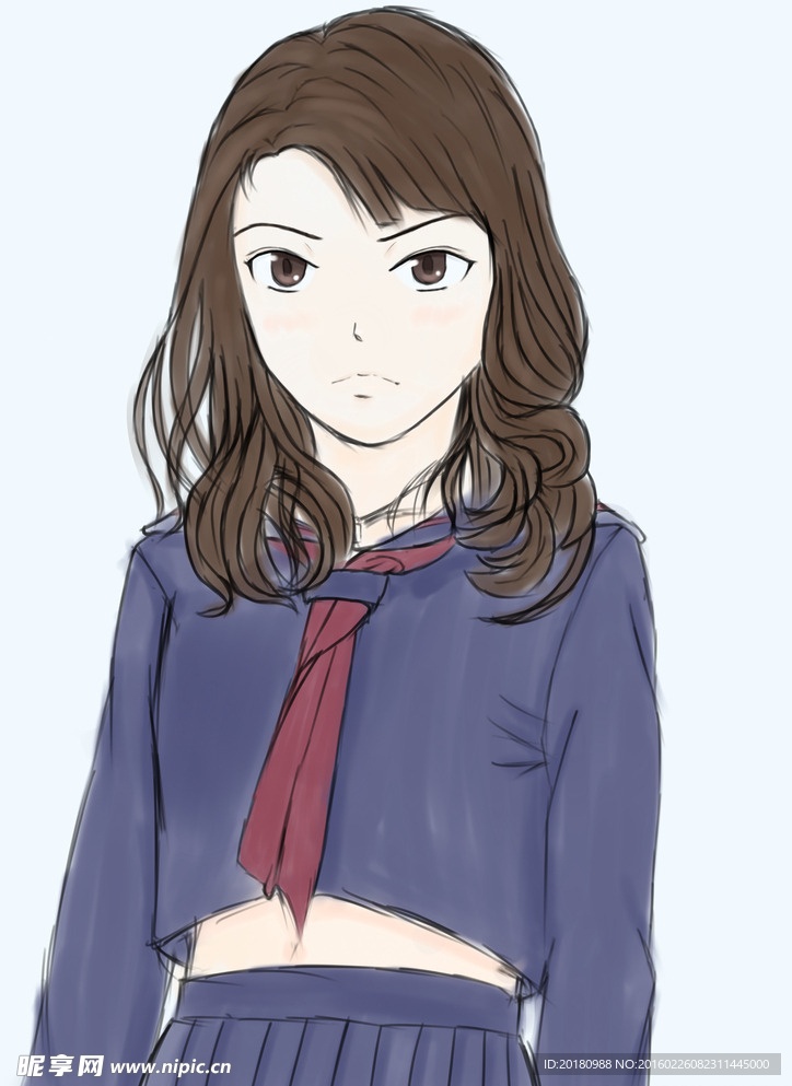 二次元美女