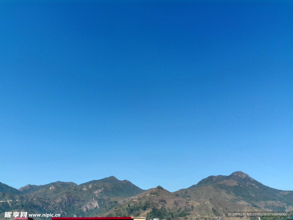 山 蓝天