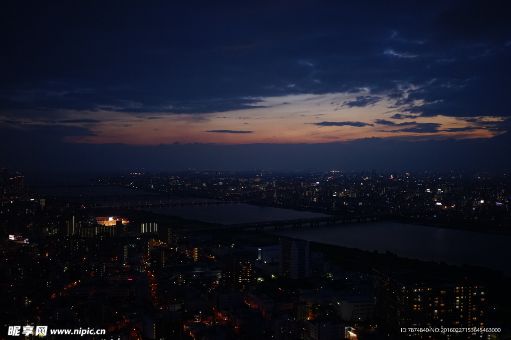 日本都市夜景