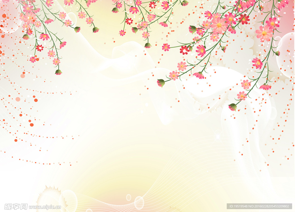 手绘小碎花