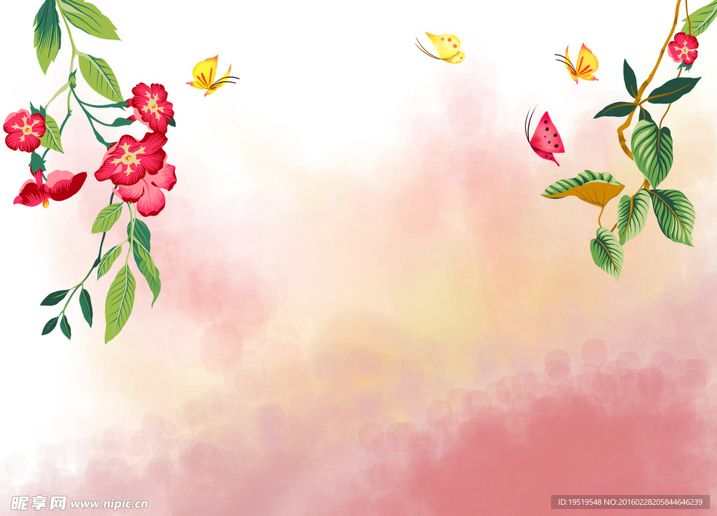 手绘花
