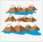 绘画高山图标