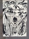 黑白装饰画