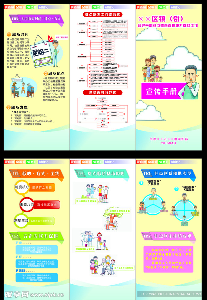 直联宣传手册 三折页