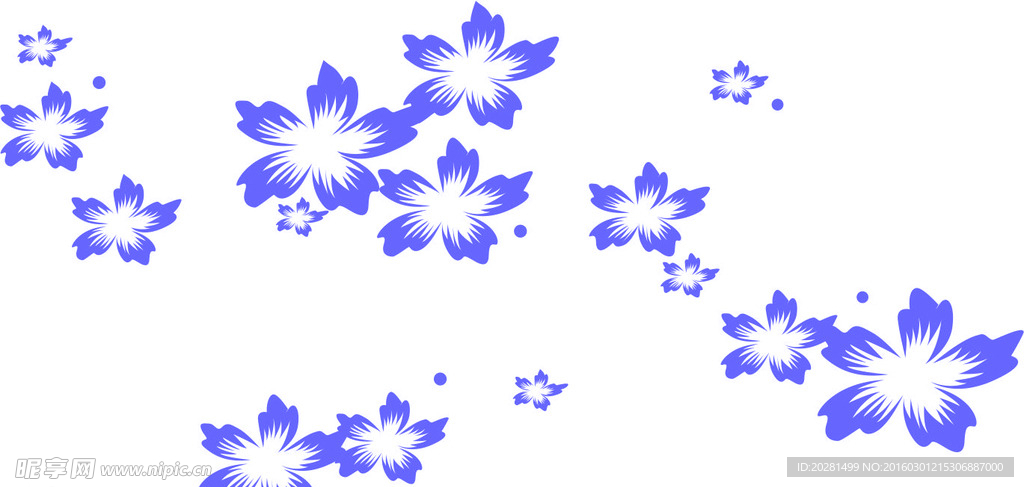 碎花矢量图