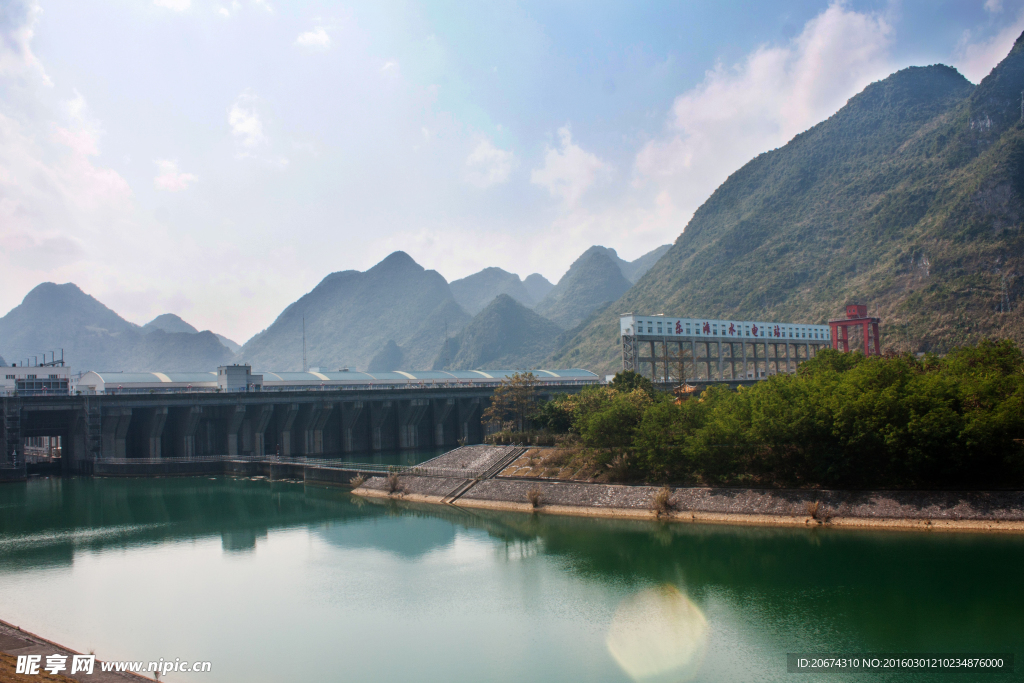 红水河乐滩水电站