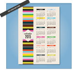 2015年日历矢量
