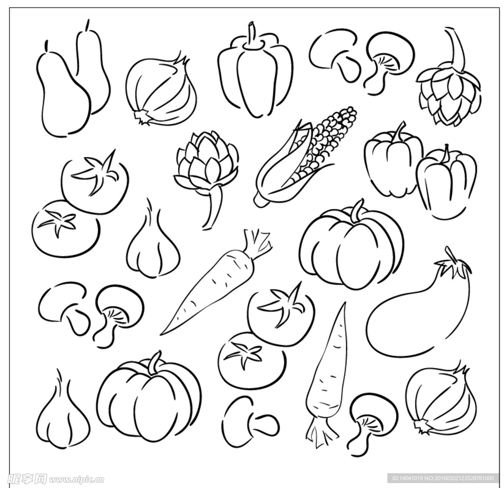 蔬菜素描