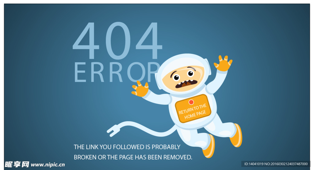 宇航员背景404错误