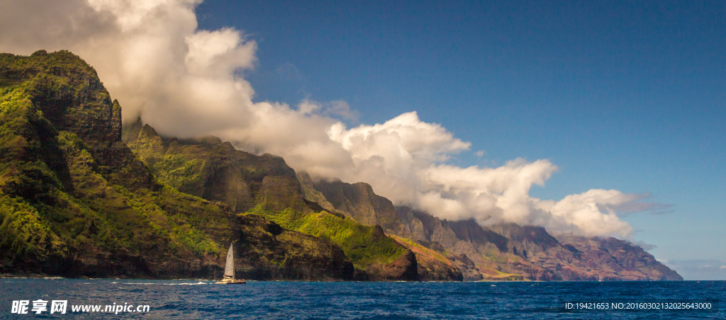海边景