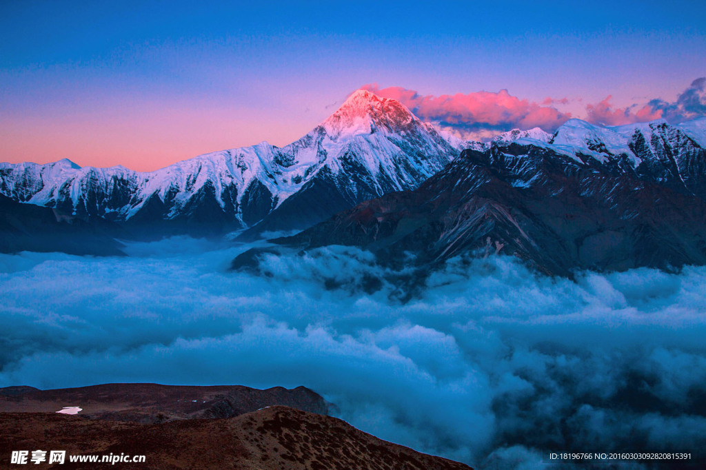 雪山景色