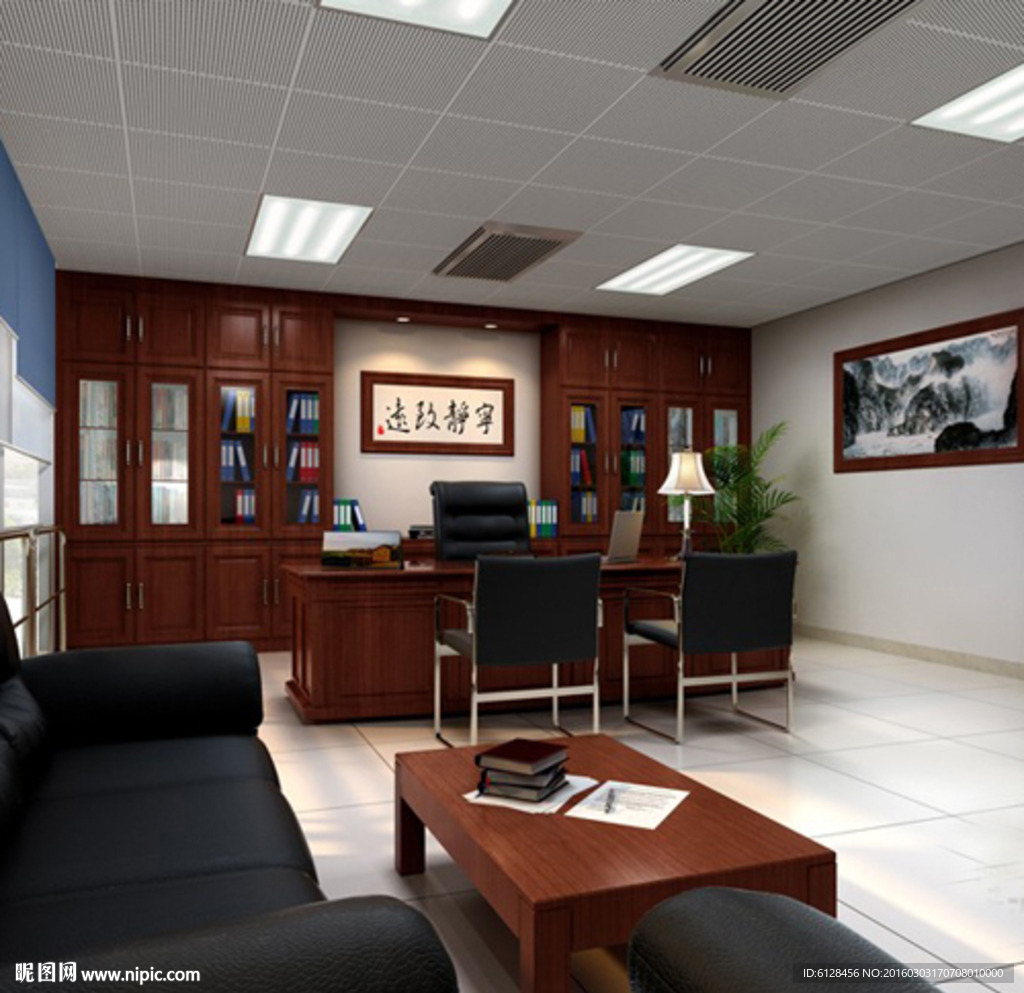 总经理办公室全套模型