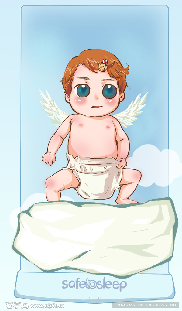 漫画床垫安宝睡