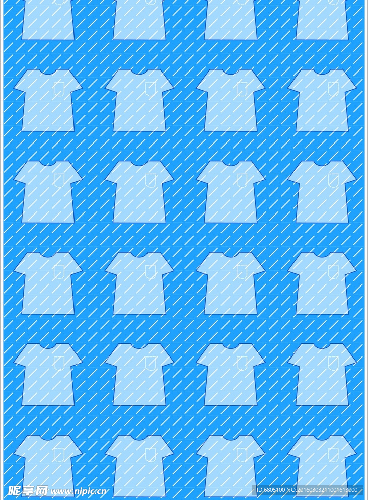 矢量衣服循环背景底纹