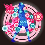 矢量时尚人物动感运动设计元素
