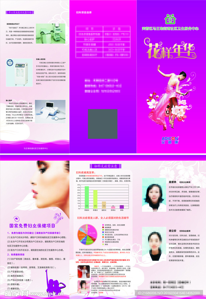 妇科三折页