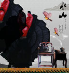 水墨画