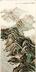 水墨山脉画