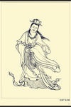 白描人物 封神演义
