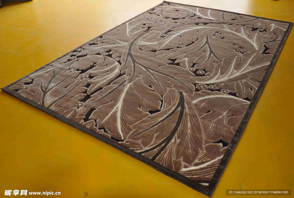 地毯  3D  树叶