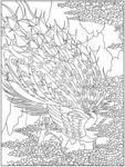 秘密花园 填色卡