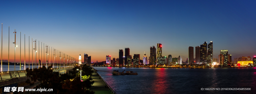 青岛奥帆基地夜景