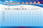 公示栏