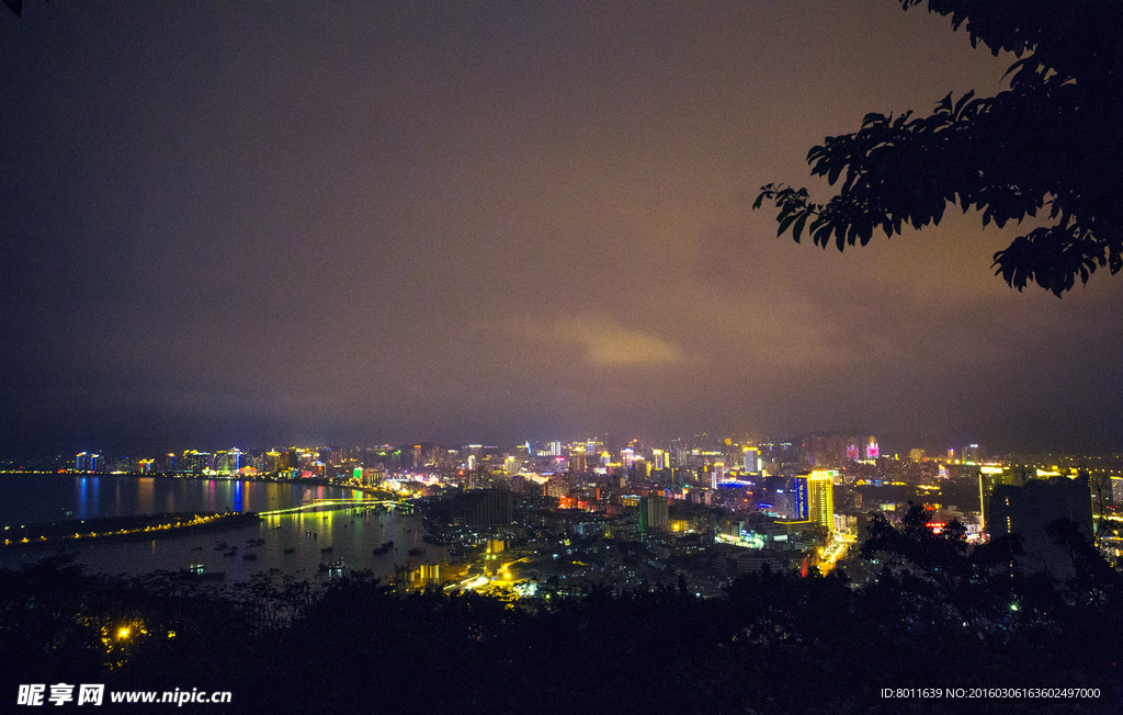 三亚夜景风光