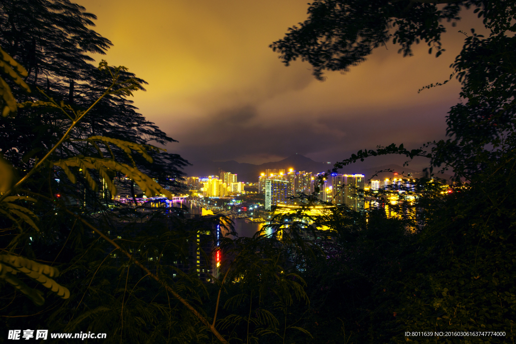 三亚夜景风光