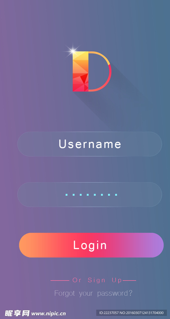 app登录界面