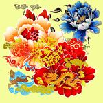 牡丹 祥云