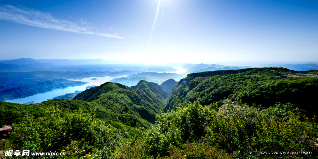 黛眉山景区黄河大观云海