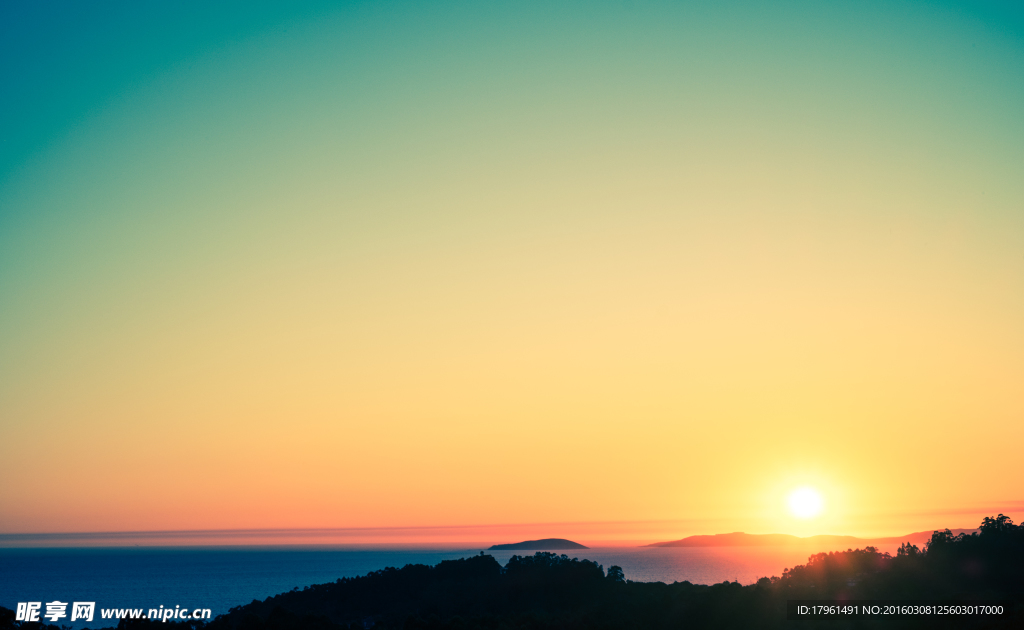 祖山夕阳