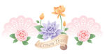 蕾丝与睡莲纹饰