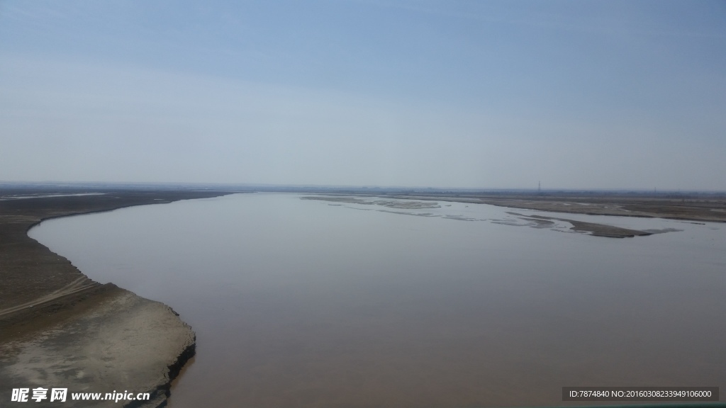 库布齐沙漠河流