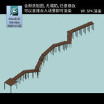 景观桥模型