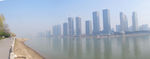 长沙湘江东岸风光