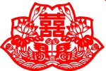 鸳鸯剪纸