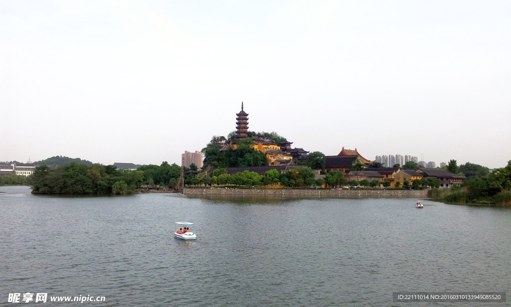 镇江金山寺全景