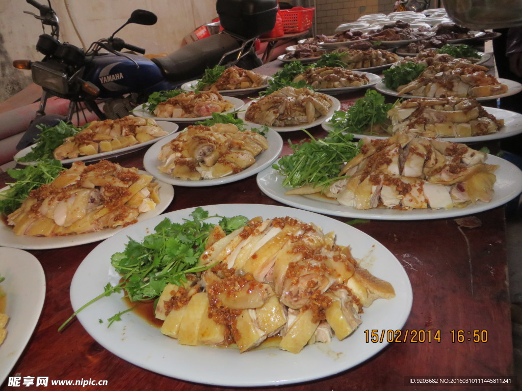 传统美食 白切鸡 广东美食