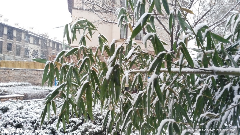 别墅雪景