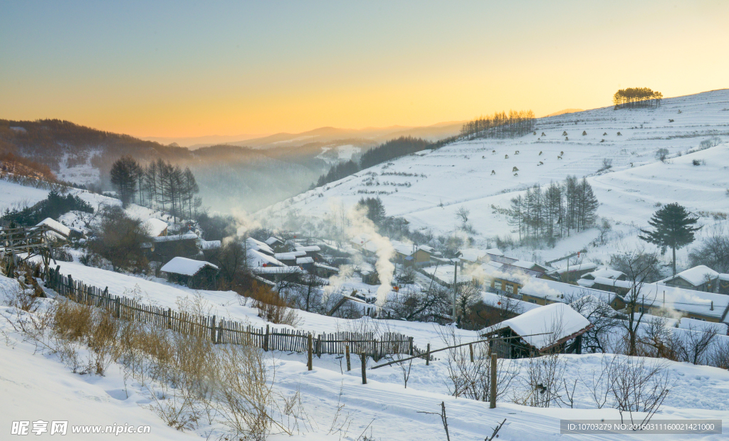 吉林松岭雪村晨