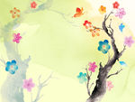 手绘梅花