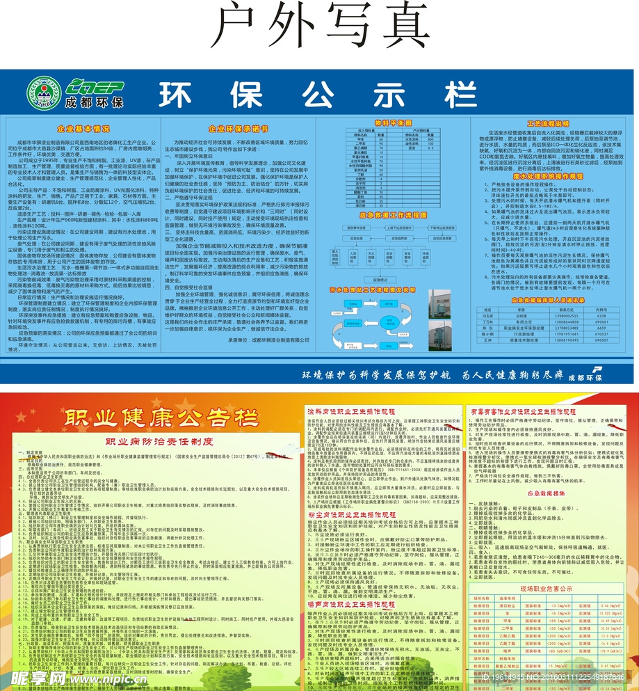 环保公示栏