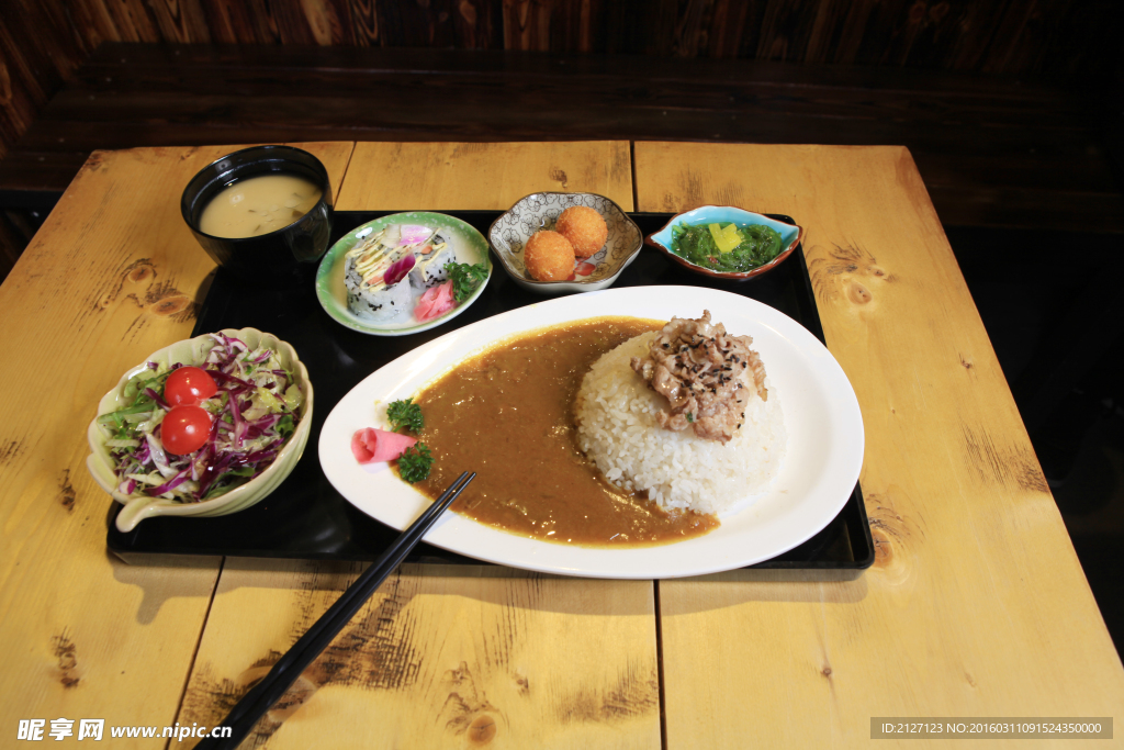 日式咖喱饭套餐