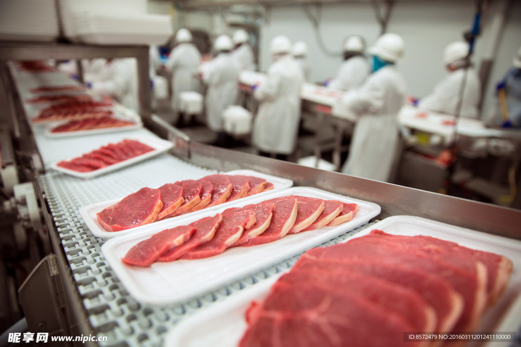 工厂加工肉食