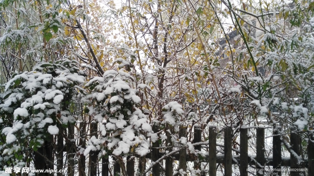 别墅雪景