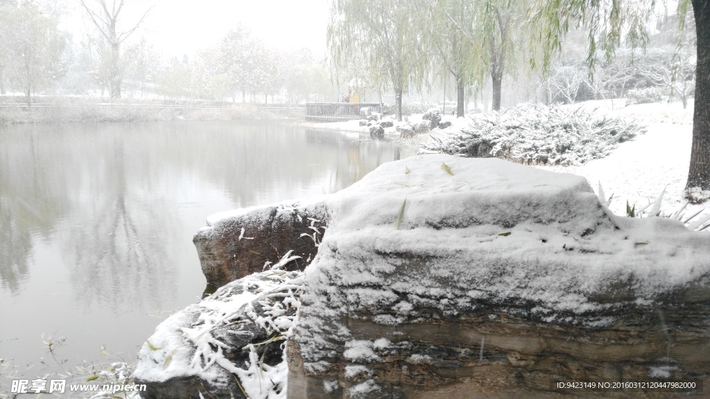 别墅雪景