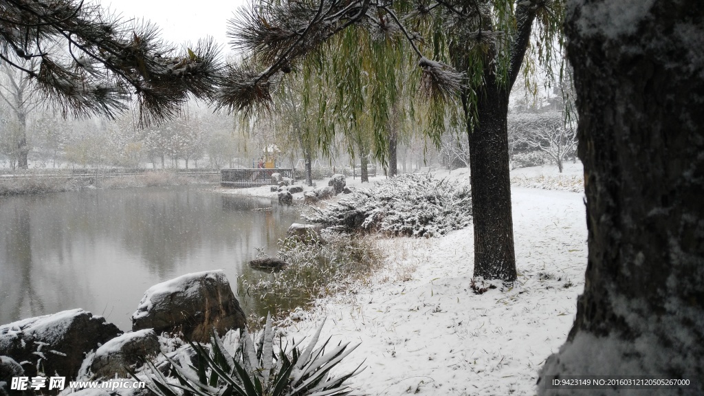 别墅雪景